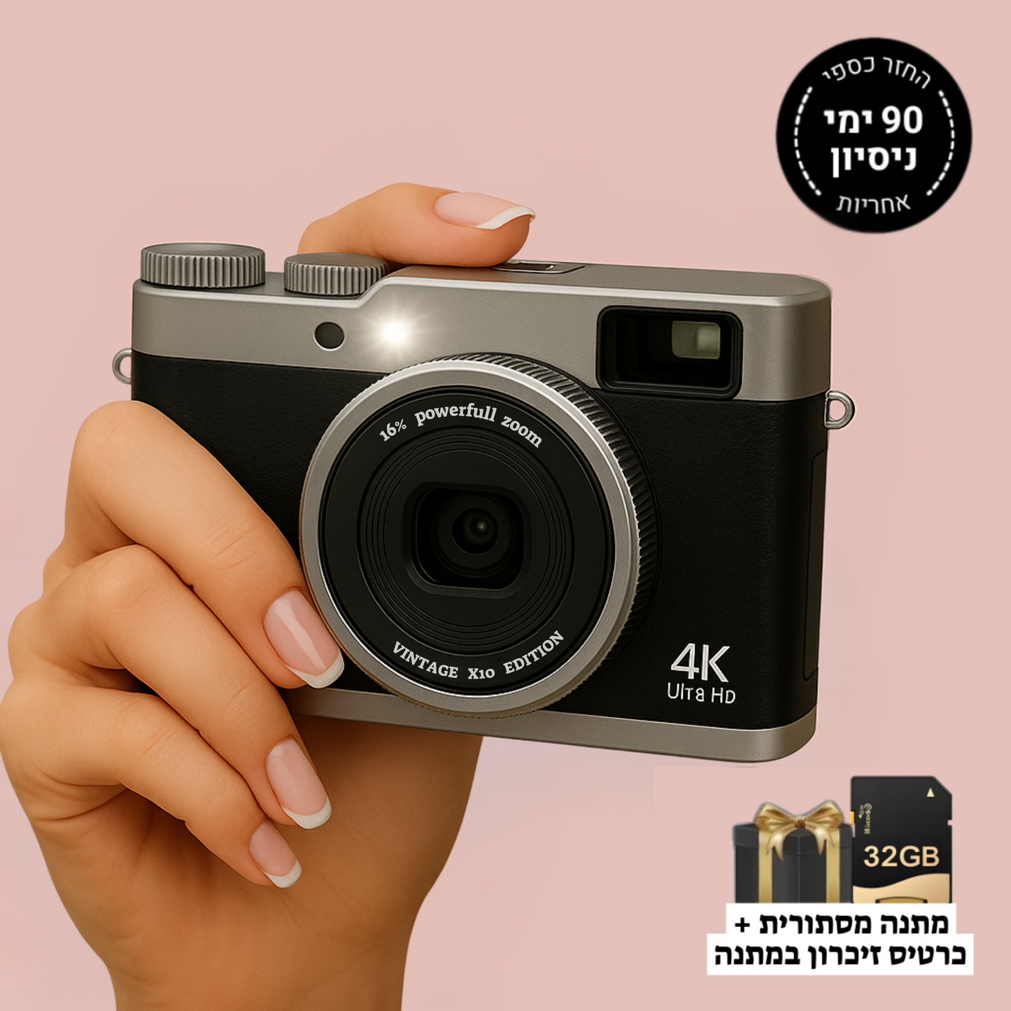 מצלמת פרימיום - Vintage X10 Edition